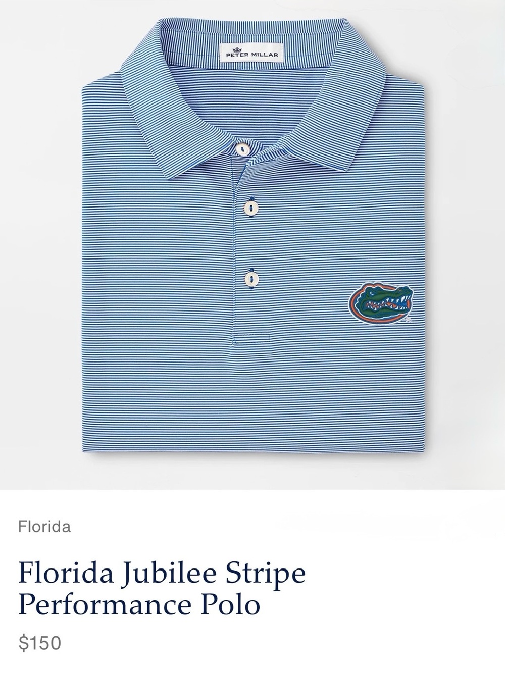 PETER MILLAR Florida Jubilee Stripe
Performance Polo